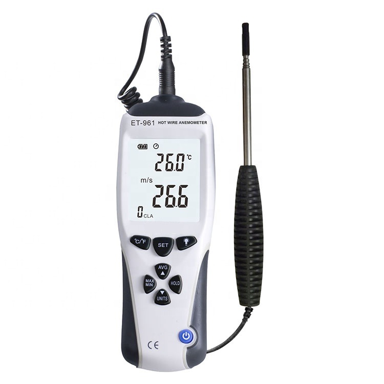 Precision HVAC Hot Wire Anemometer Instrument Devices