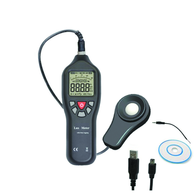 Light Meter LUX Data Logger Instrument Devices