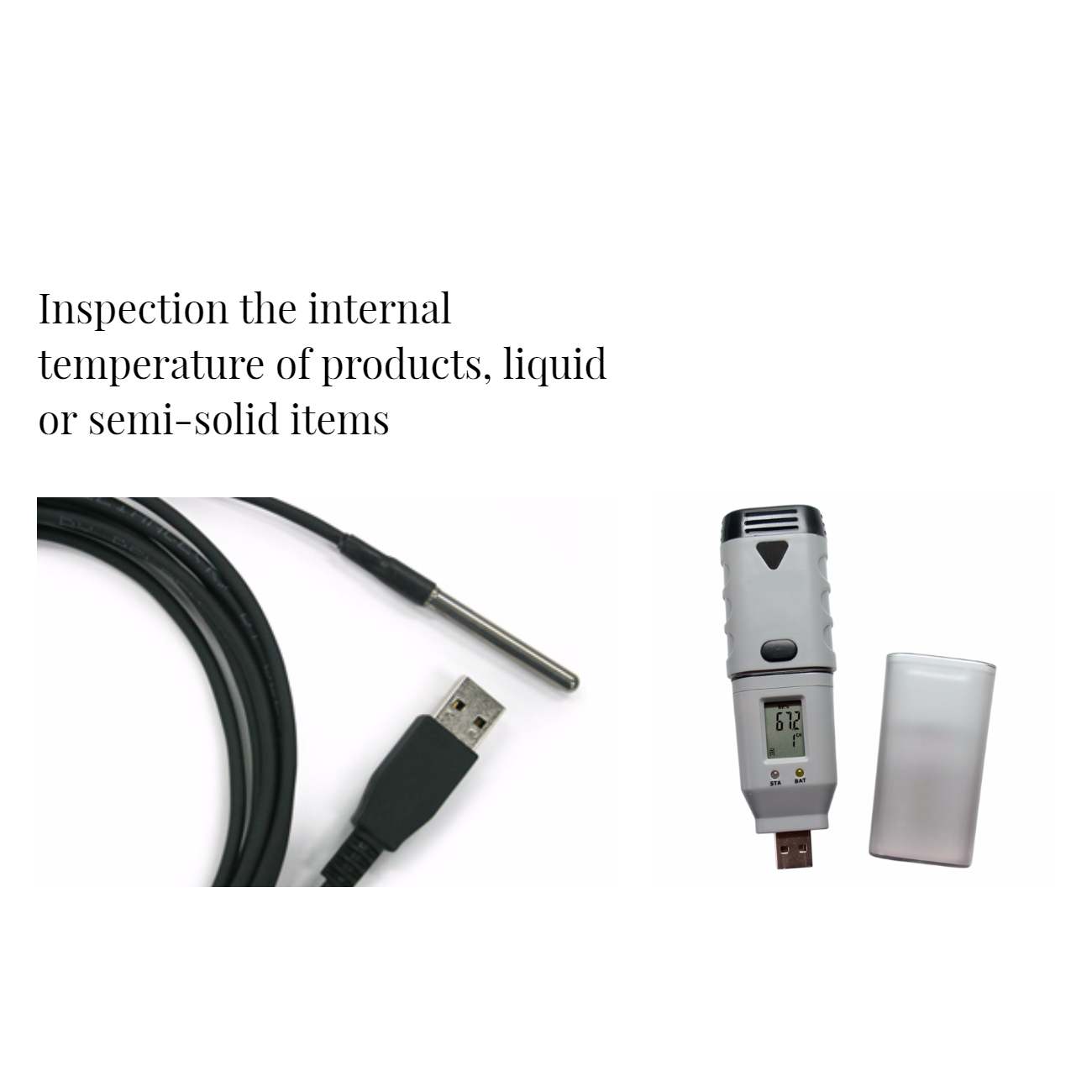 Temperature Data Logger with Probe Instrument Devices